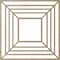 Ekena Millwork Raven Wood Fretwork Pierced Ceiling Medallion, Birch, 24"OD x 8 3/4"ID x 1/4"T CMWP24X24X0250RABI - alternate 2
